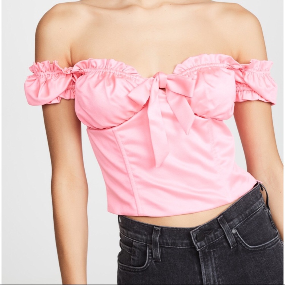 I am Gia pink Naomi top! Size xs worn once